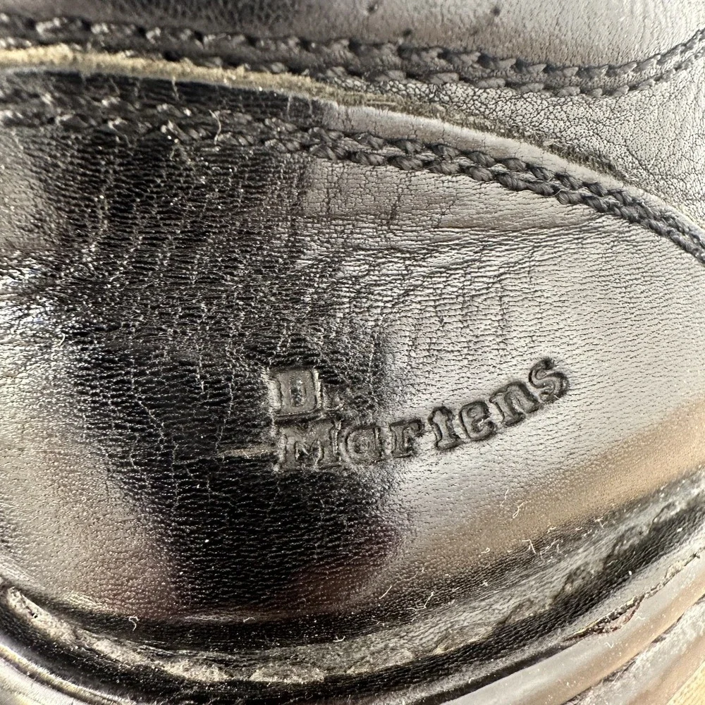Dr. Martens Split Toe 3 Eyelet Shoes Mens SZ 9US 42EU Air Cushioned Soles Black